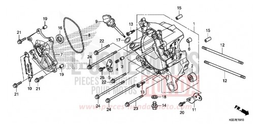 RIGHT CRANKCASE SH150ADSE de 2014